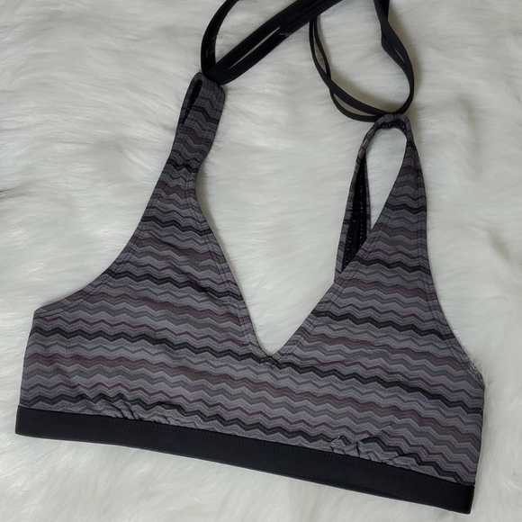 Athleta Black Jacquard Back-Tie Blousy Tankini - Picture 9 of 9